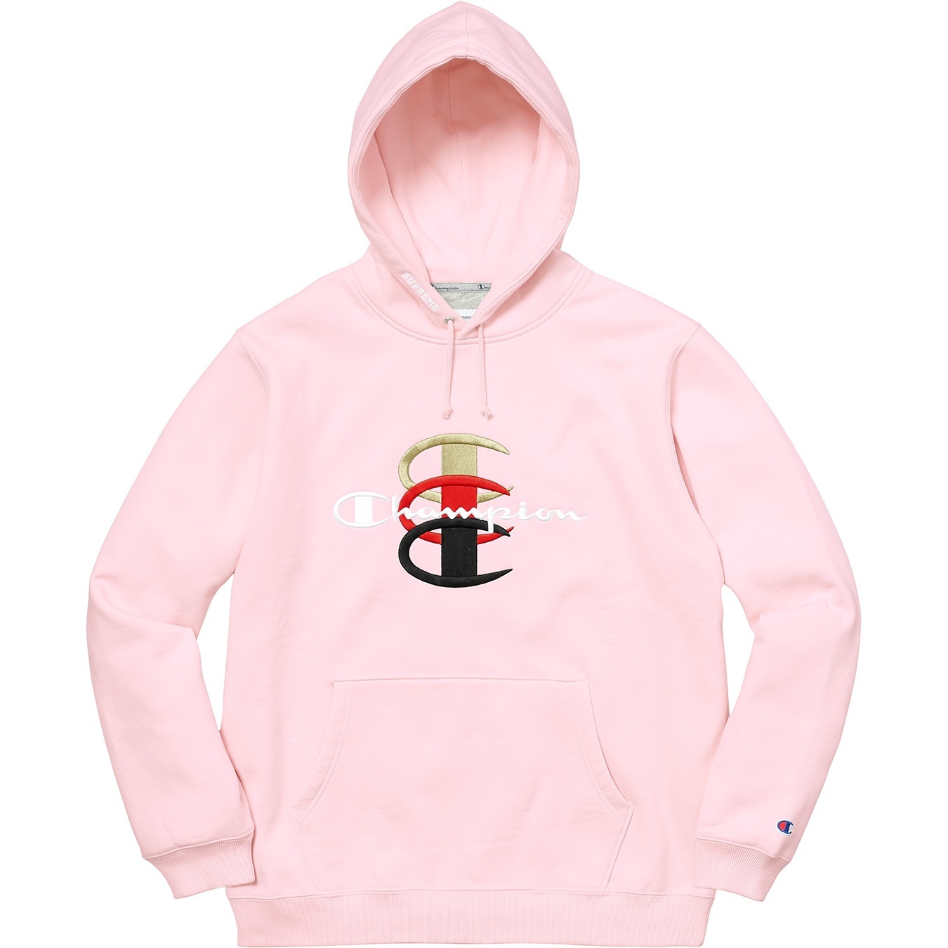 Supreme®/Champion® Stacked C Hooded Sweatshirt view 7